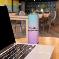 Personalized Vet Tech Skinny Tumbler Custom Name Funny Vet Staff Appreciation Gift Tarot Card - Wonder Print Shop