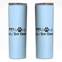 Personalized Vet Tech Skinny Tumbler Vet Staff Appreciation Gift Tarot Card Custom Name - Wonder Print Shop