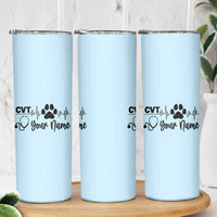 Personalized Vet Tech Skinny Tumbler Vet Staff Appreciation Gift Tarot Card Custom Name - Wonder Print Shop