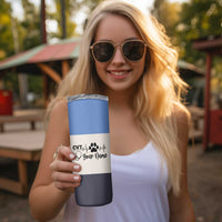 Vet Tech Personalized Skinny Tumbler Vet Staff Appreciation Gift Tarot Card Custom Name - Wonder Print Shop
