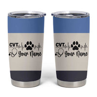 Vet Tech Personalized Tumbler Cup Vet Staff Appreciation Gift Tarot Card Custom Name - Wonder Print Shop