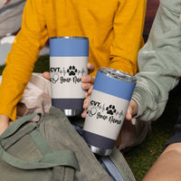 Vet Tech Personalized Tumbler Cup Vet Staff Appreciation Gift Tarot Card Custom Name - Wonder Print Shop