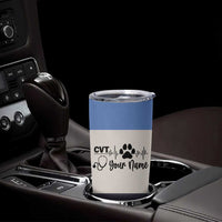 Vet Tech Personalized Tumbler Cup Vet Staff Appreciation Gift Tarot Card Custom Name - Wonder Print Shop