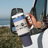 Vet Tech Personalized Tumbler With Handle Vet Staff Appreciation Gift Tarot Card Custom Name - Wonder Print Shop