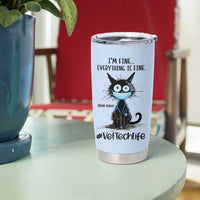 Personalized Veterinarian Vet Tech Tumbler Cup Custom Name Vet Staff Gift Veterinarian Graduation - Wonder Print Shop
