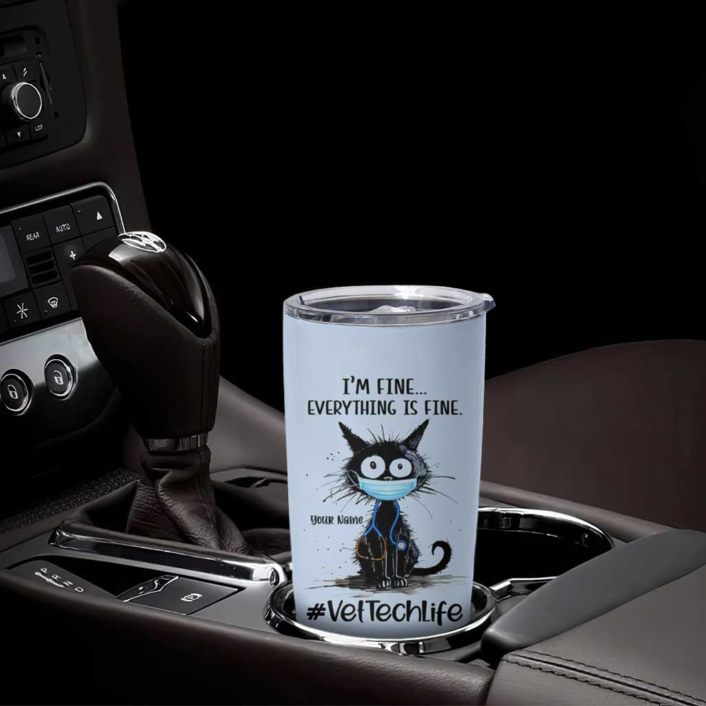 Personalized Veterinarian Vet Tech Tumbler Cup Custom Name Vet Staff Gift Veterinarian Graduation - Wonder Print Shop