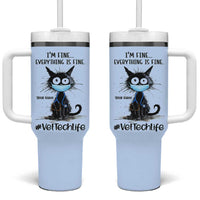 Personalized Veterinarian Vet Tech Tumbler With Handle Custom Name Vet Staff Gift Veterinarian Graduation - Wonder Print Shop
