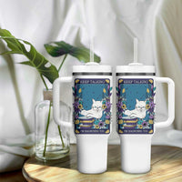 Funny Psychology Gifts Tumbler With Handle Keep Talking I'm Diagnosing You, Funny Gift for Psychologist Psychiatrist Therapist School Counselor Cat Lovers TB10