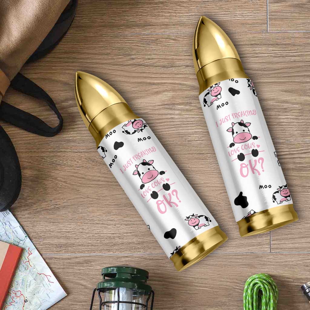 Cow Gifts For Women Bullet Tumbler Funny Cow Lovers Gift For Women Girlfrend Kids