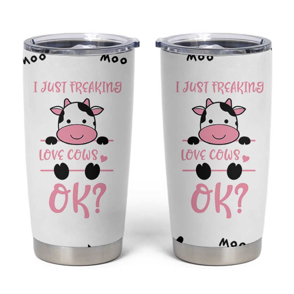 Cow Gifts For Women Tumbler Cup Funny Cow Lovers Gift For Women Girlfrend Kids