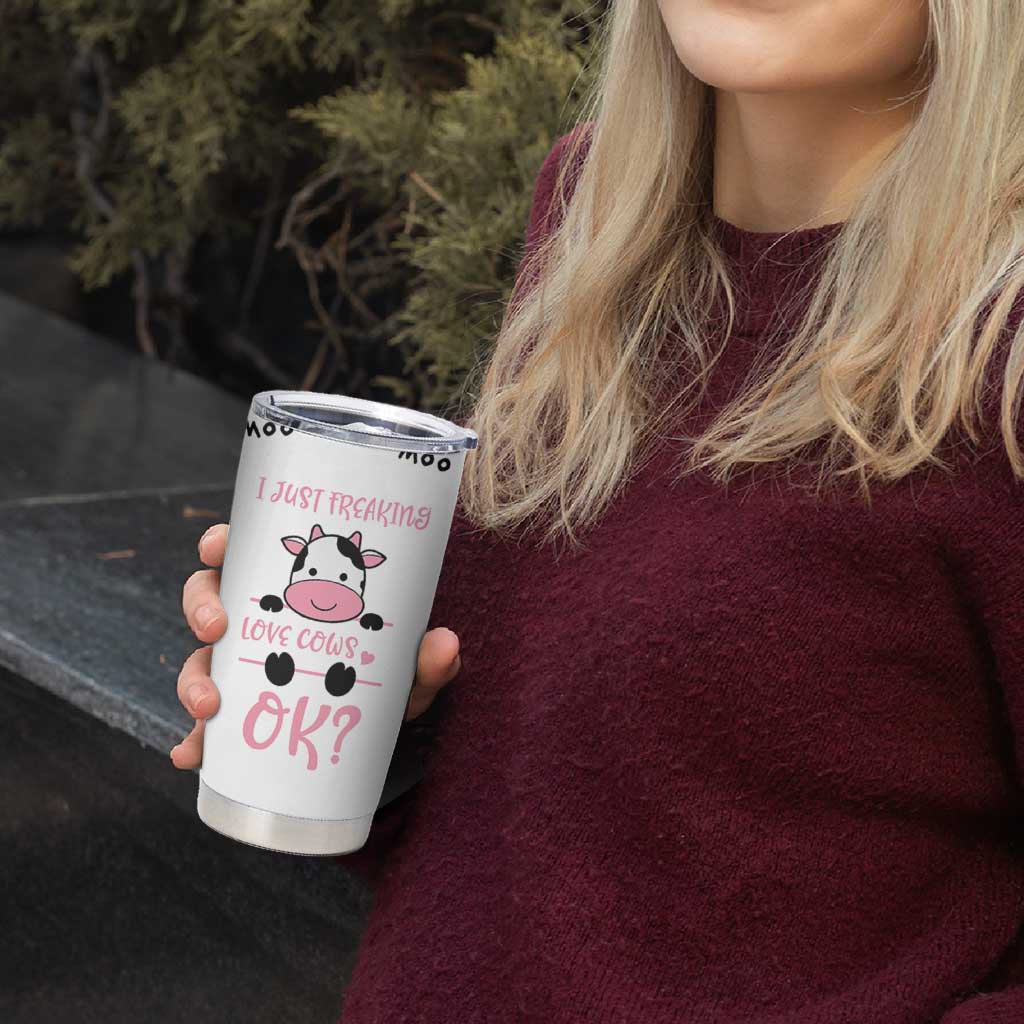 Cow Gifts For Women Tumbler Cup Funny Cow Lovers Gift For Women Girlfrend Kids
