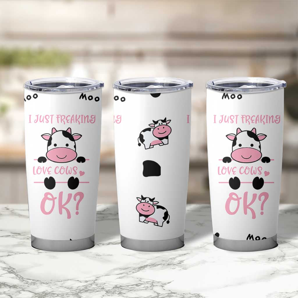 Cow Gifts For Women Tumbler Cup Funny Cow Lovers Gift For Women Girlfrend Kids