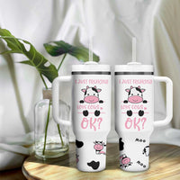 Cow Gifts For Women Tumbler With Handle Funny Cow Lovers Gift For Women Girlfrend Kids