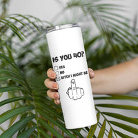 Funny 40th Birthday Skinny Tumbler Funny Is You 40 Year Old 1986 Birthday Gifts