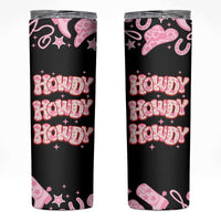 Howdy Cowgirl Skinny Tumbler Western Girl Country Rodeo Pink Cowgirl