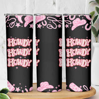Howdy Cowgirl Skinny Tumbler Western Girl Country Rodeo Pink Cowgirl