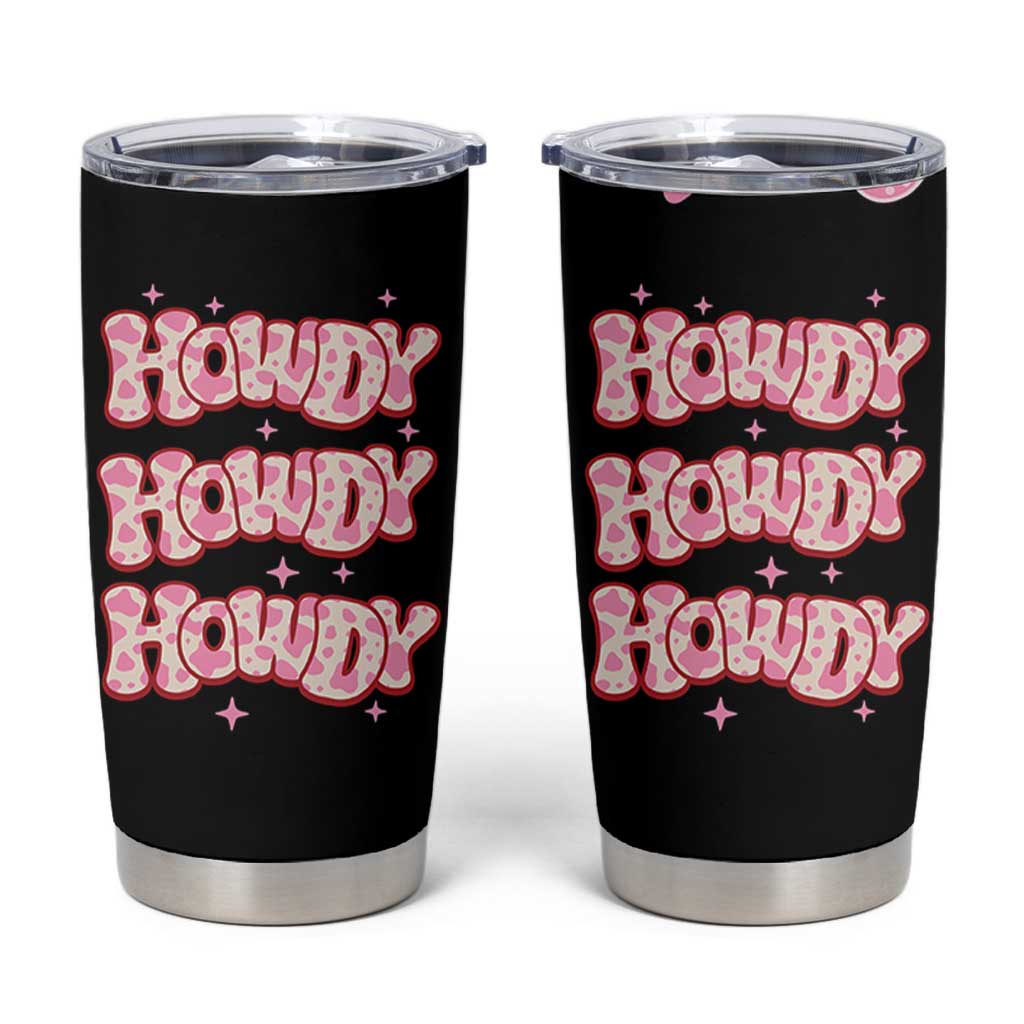 Howdy Cowgirl Tumbler Cup Western Girl Country Rodeo Pink Cowgirl