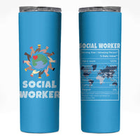 Social Worker Gifts Skinny Tumbler Appreciation Gifts For Social Works Practitioner