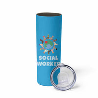Social Worker Gifts Skinny Tumbler Appreciation Gifts For Social Works Practitioner
