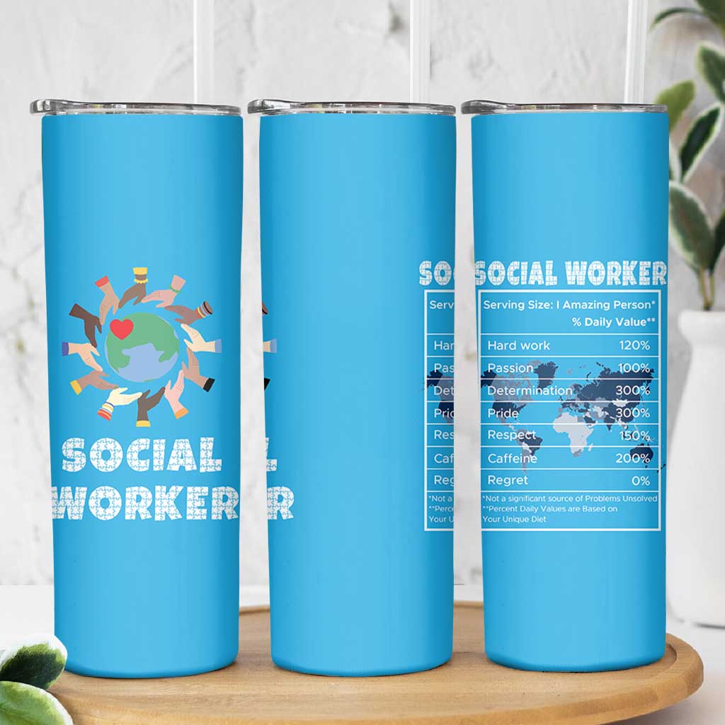 Social Worker Gifts Skinny Tumbler Appreciation Gifts For Social Works Practitioner