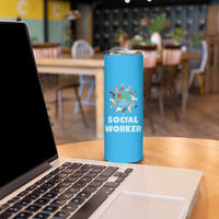Social Worker Gifts Skinny Tumbler Appreciation Gifts For Social Works Practitioner