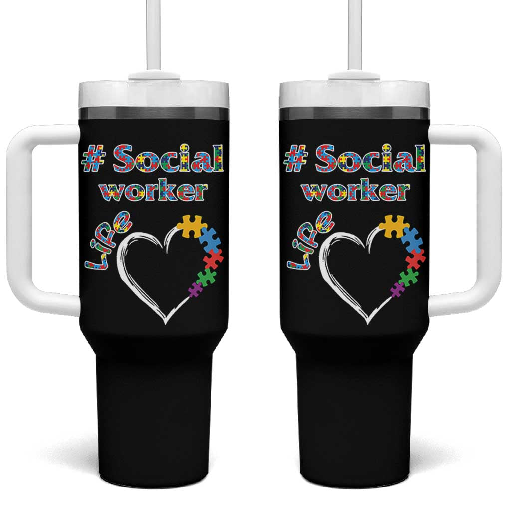 Social Worker Gifts Tumbler With Handle Social Works Practitioner Appreciation Week