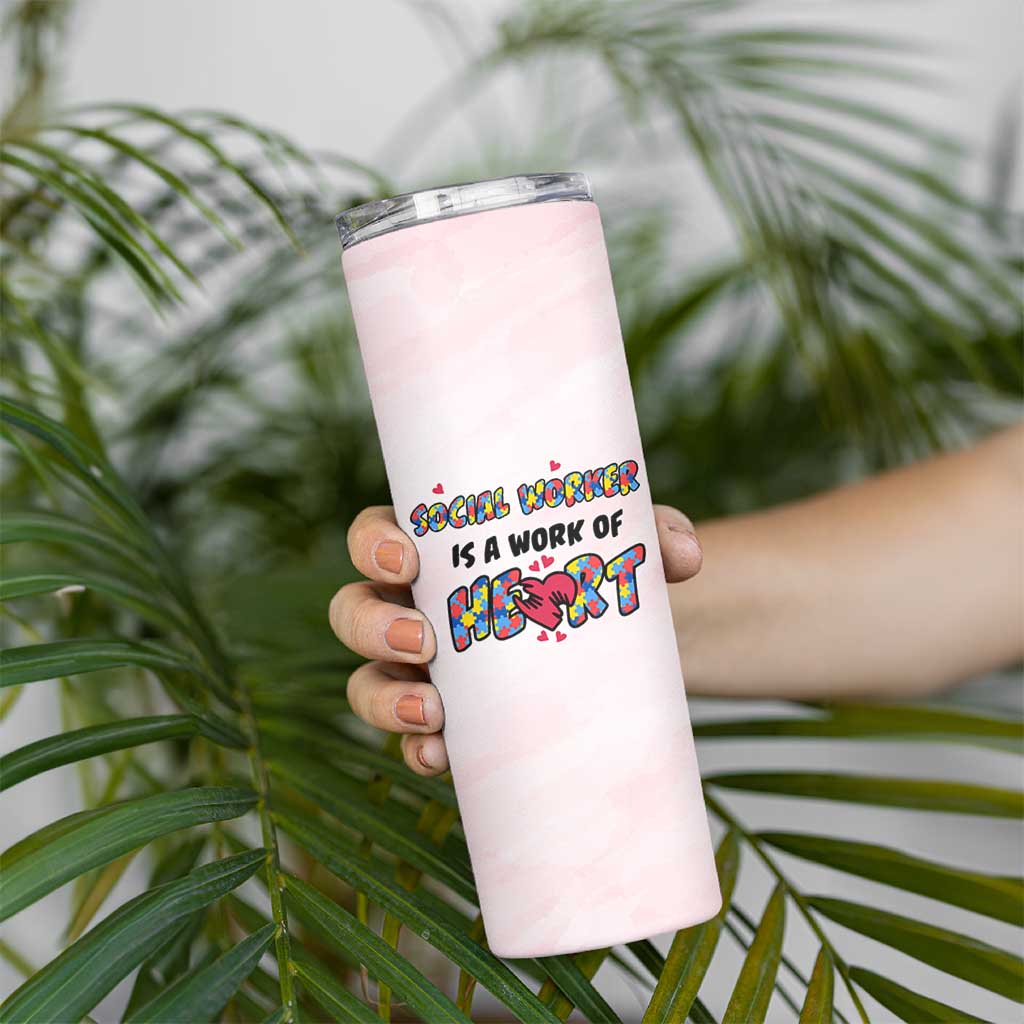 Social Worker Gifts For Women Skinny Tumbler Gift for Social Work Week Office Coworker