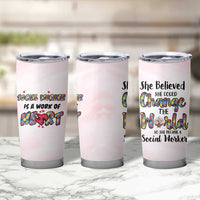 Social Worker Gifts For Women Tumbler Cup Gift for Social Work Week Office Coworker