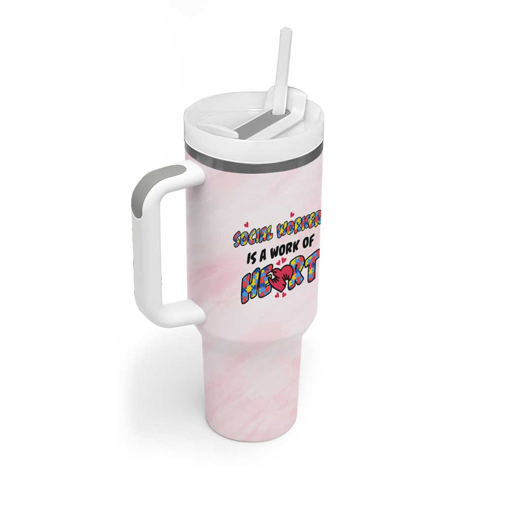 Social Worker Gifts For Women Tumbler With Handle Gift for Social Work Week Office Coworker