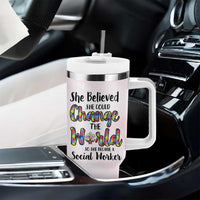 Social Worker Gifts For Women Tumbler With Handle Gift for Social Work Week Office Coworker