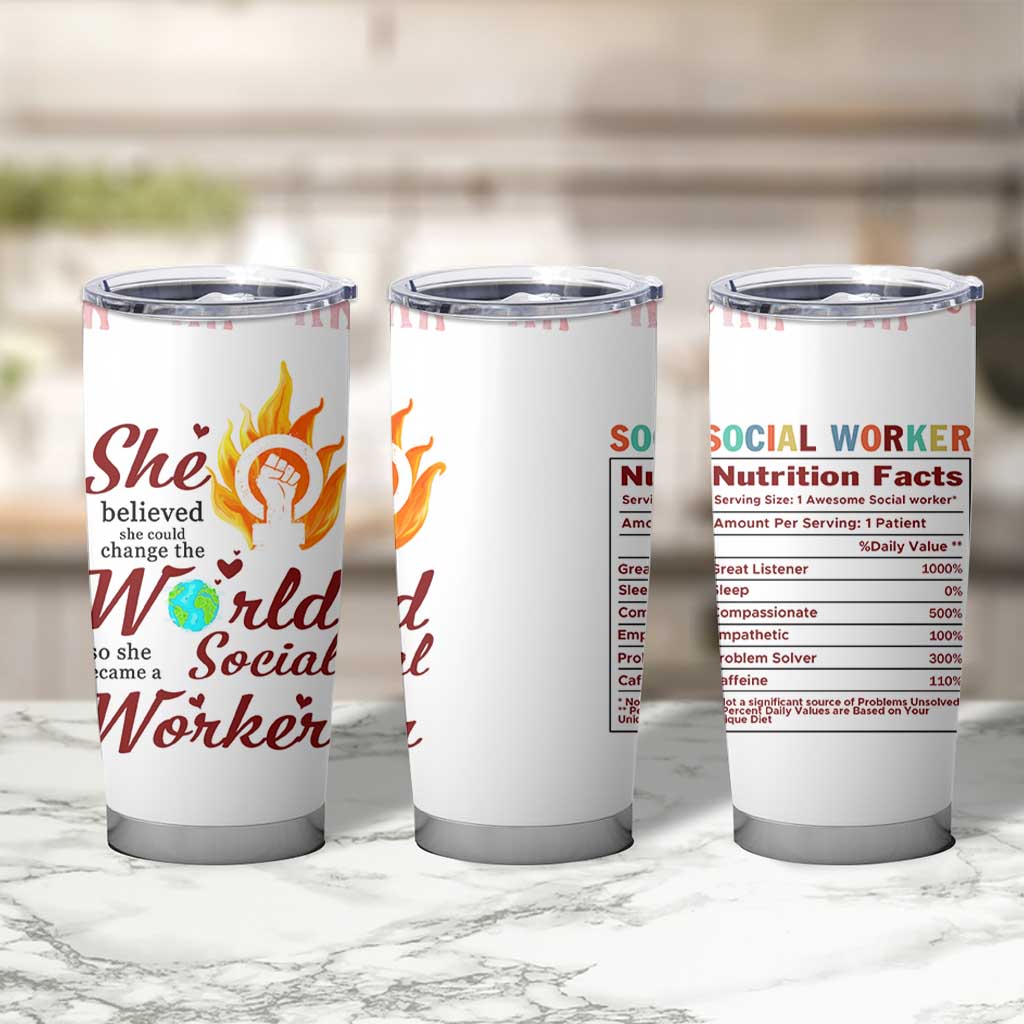 Social Worker Gifts For Women Tumbler Cup Social Works Practitioner Appreciation Week
