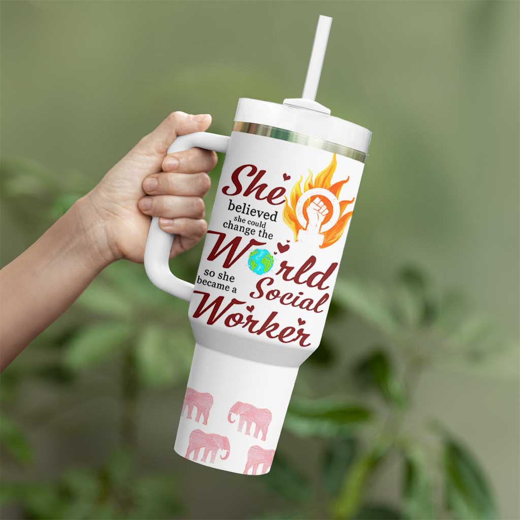 Social Worker Gifts For Women Tumbler With Handle Social Works Practitioner Appreciation Week