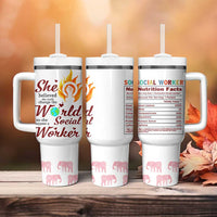 Social Worker Gifts For Women Tumbler With Handle Social Works Practitioner Appreciation Week