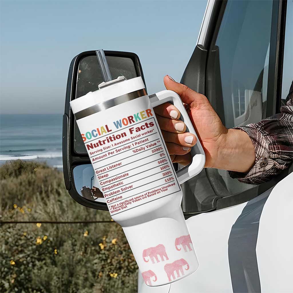 Social Worker Gifts For Women Tumbler With Handle Social Works Practitioner Appreciation Week