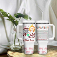 Social Worker Gifts For Women Tumbler With Handle Social Works Practitioner Appreciation Week