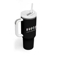Cute Nurse Tumbler With Handle I Will Be There for You Gift For RN LPN