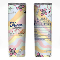 Nurses Practitioner Skinny Tumbler NP Gifts For Women Nursing School
