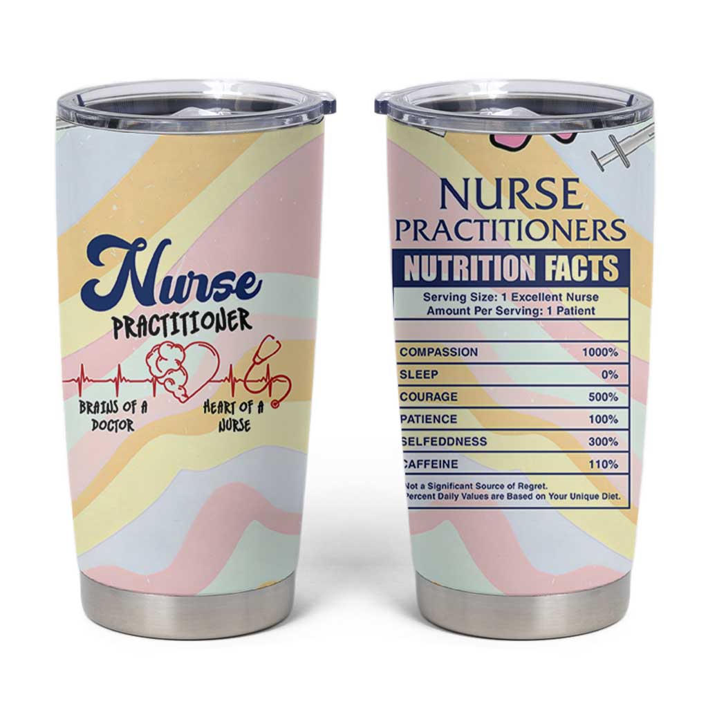 Nurses Practitioner Tumbler Cup NP Gifts For Women Nursing School