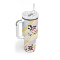 Nurses Practitioner Tumbler With Handle NP Gifts For Women Nursing School