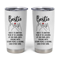 Bestie Gifts Tumbler Cup Funny Best Friend Gift Heres To Another Year Of Us