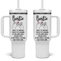 Bestie Gifts Tumbler With Handle Funny Best Friend Gift Heres To Another Year Of Us