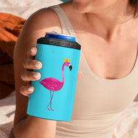 Gifts For Flamingo Lover 4 in 1 Can Cooler Tumbler Positive Flamingo Affirmation Gifts