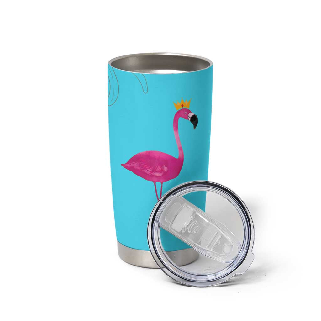 Gifts For Flamingo Lover Tumbler Cup Positive Flamingo Affirmation Gifts