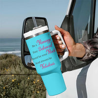 Gifts For Flamingo Lover Tumbler With Handle Positive Flamingo Affirmation Gifts