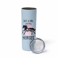 Horse Gifts For Girls Skinny Tumbler Horse Lovers Equestrian Girls Cowgirl Gift