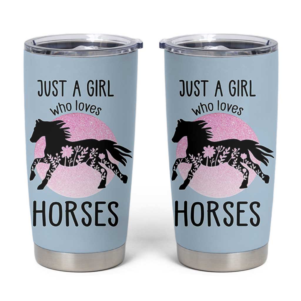 Horse Gifts For Girls Tumbler Cup Horse Lovers Equestrian Girls Cowgirl Gift