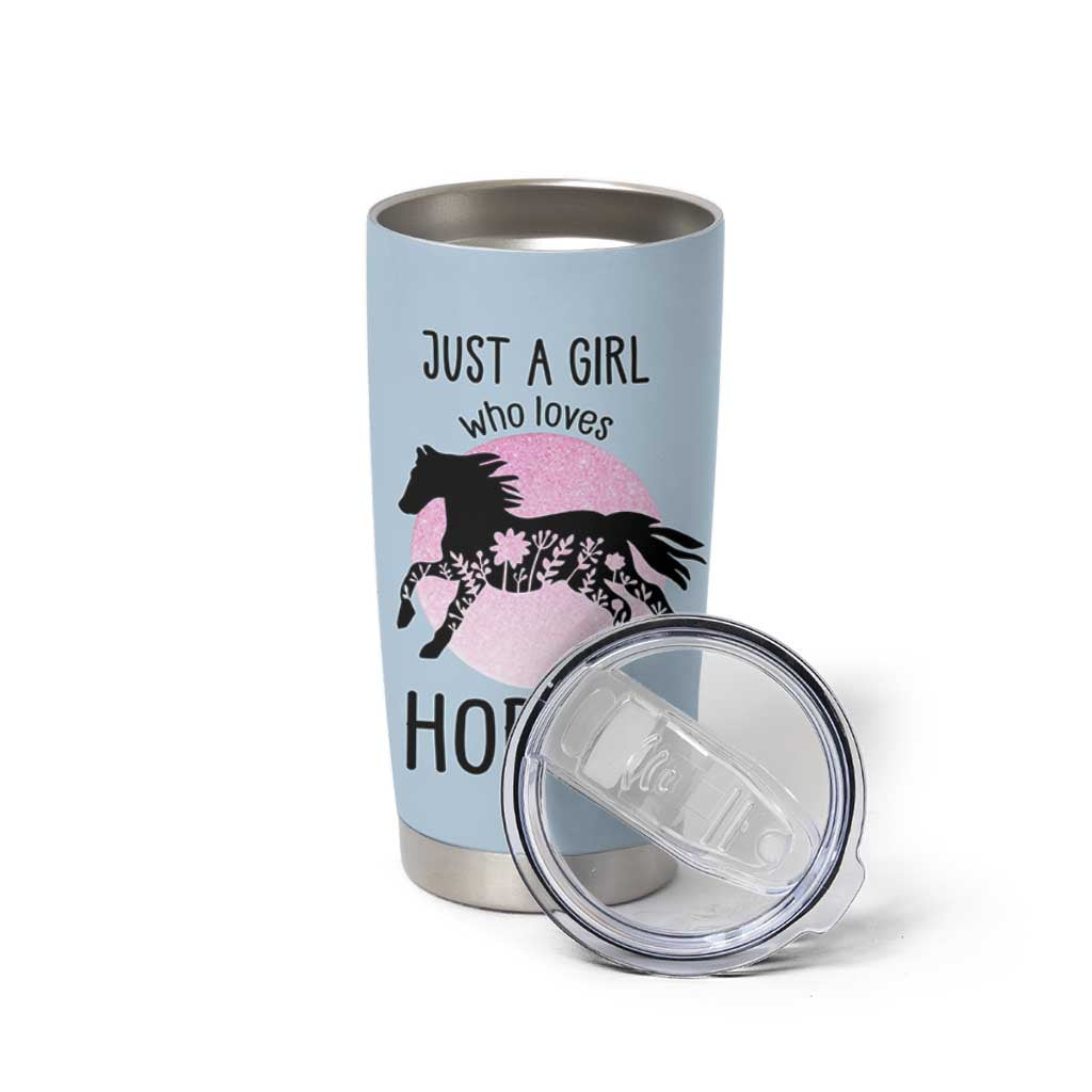 Horse Gifts For Girls Tumbler Cup Horse Lovers Equestrian Girls Cowgirl Gift