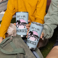 Horse Gifts For Girls Tumbler Cup Horse Lovers Equestrian Girls Cowgirl Gift