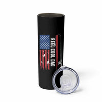 Fishing Gifts For Dad Skinny Tumbler Reel Cool Dad US Flag Father's Day