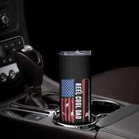Fishing Gifts For Dad Skinny Tumbler Reel Cool Dad US Flag Father's Day